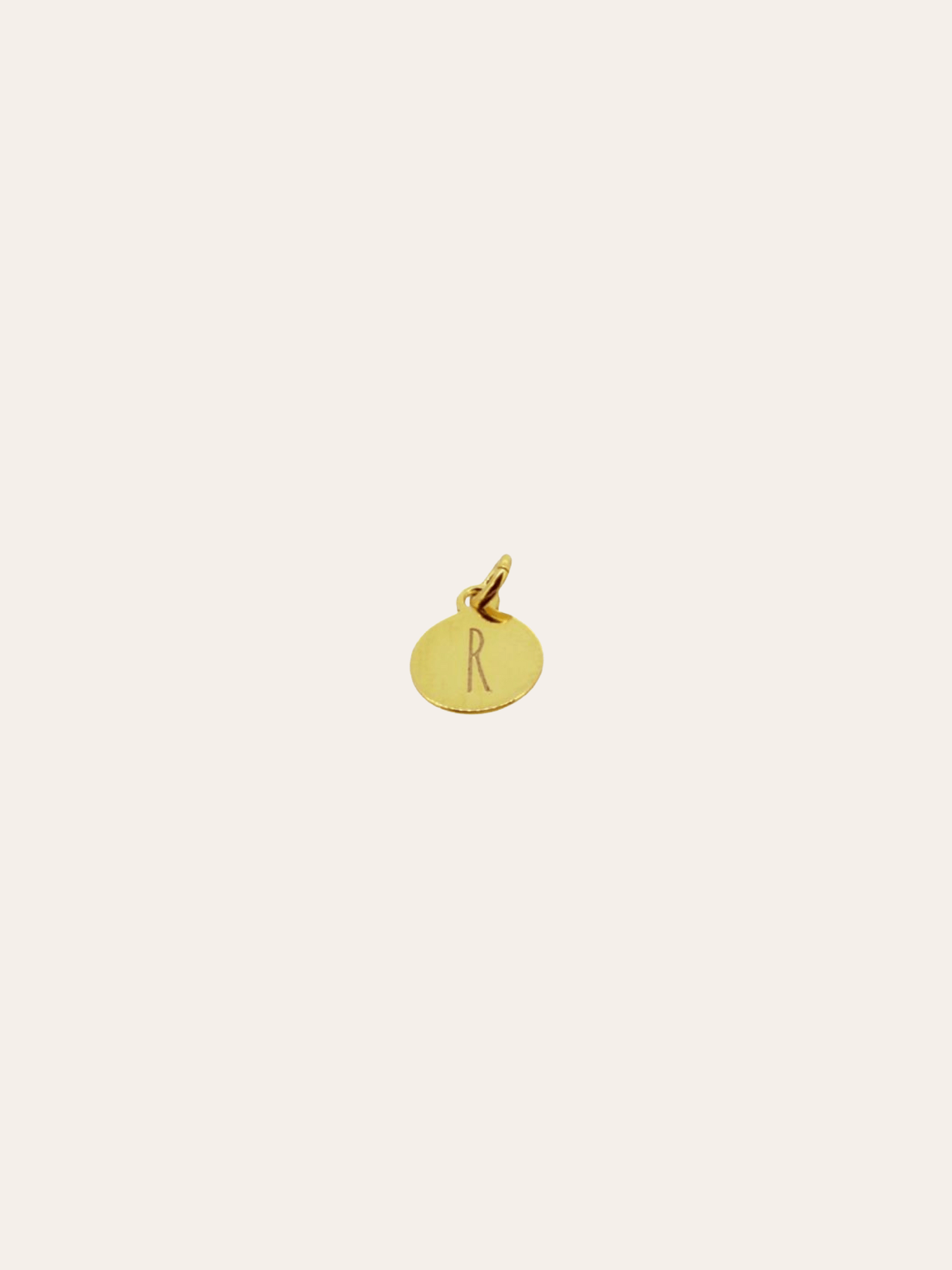 CHARMheyloveInicial de plata bañada en oro | heylove