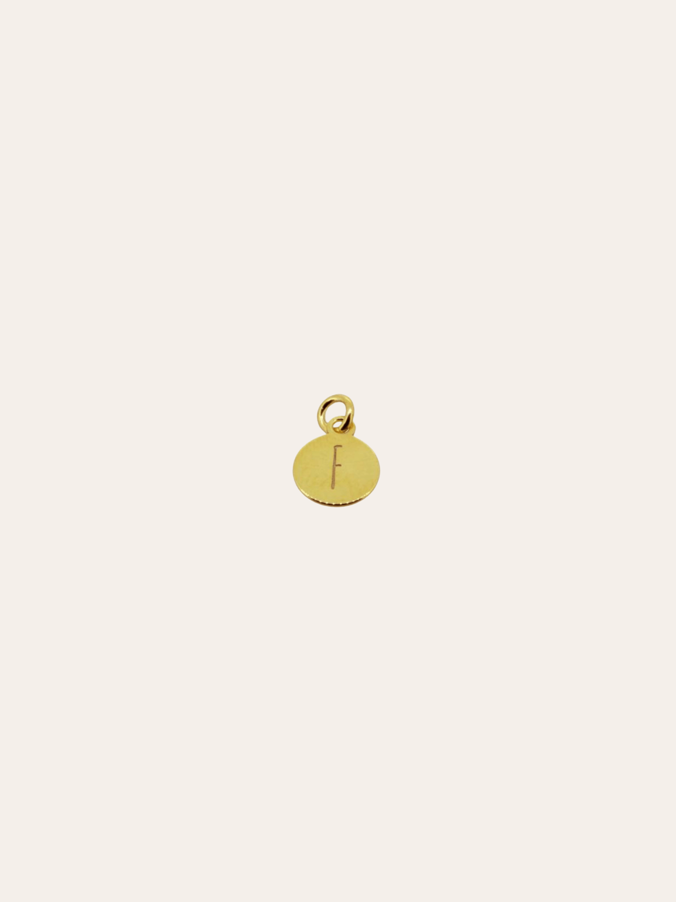 CHARMheyloveInicial de plata bañada en oro | heylove
