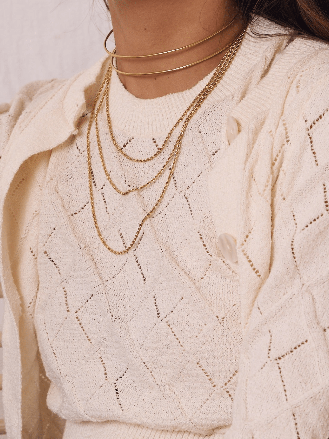 COLLARESheyloveCadena twist acero | heylove