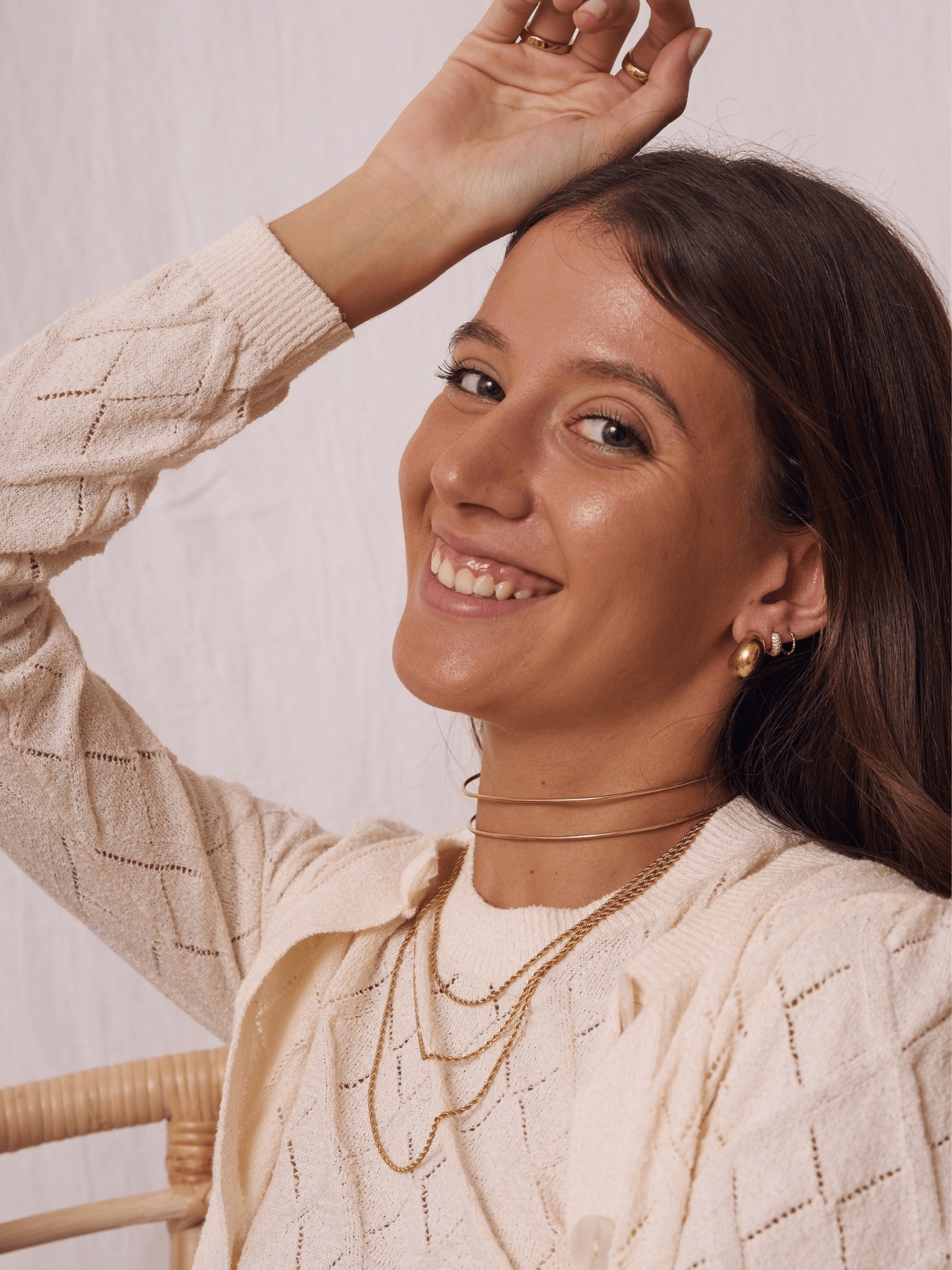 COLLARESheyloveCadena twist acero | heylove