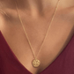 COLLARESheyloveCollar Aries plata bañada en oro | heylove