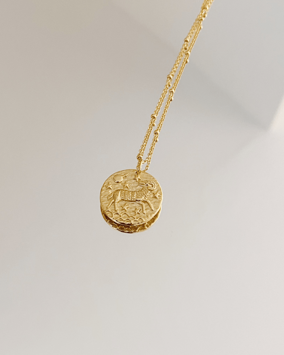 COLLARESheyloveCollar Aries plata bañada en oro | heylove