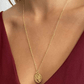 COLLARESheyloveCollar Leo plata bañada en oro | heylove