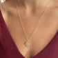 COLLARESheyloveCollar Sagitario plata bañada en oro | heylove