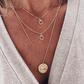 COLLARESheyloveCollar Tauro plata bañada en oro | heylove