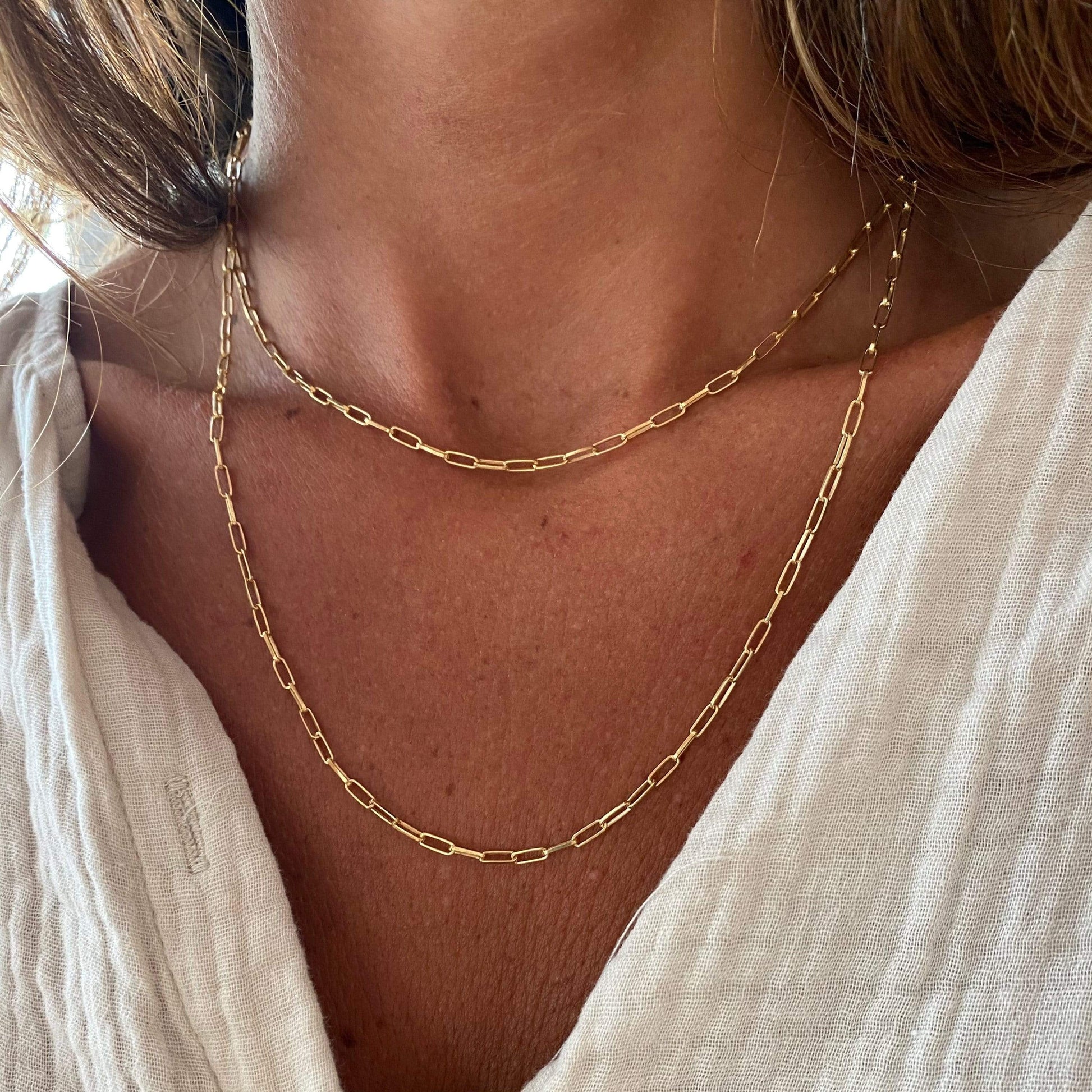 COLLARESheyloveCadena rectangle chain | heylove