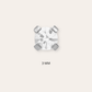 heylove CRISTAL 3 MM PLATA