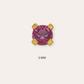 heylove CRISTAL ROSA 3 MM ORO
