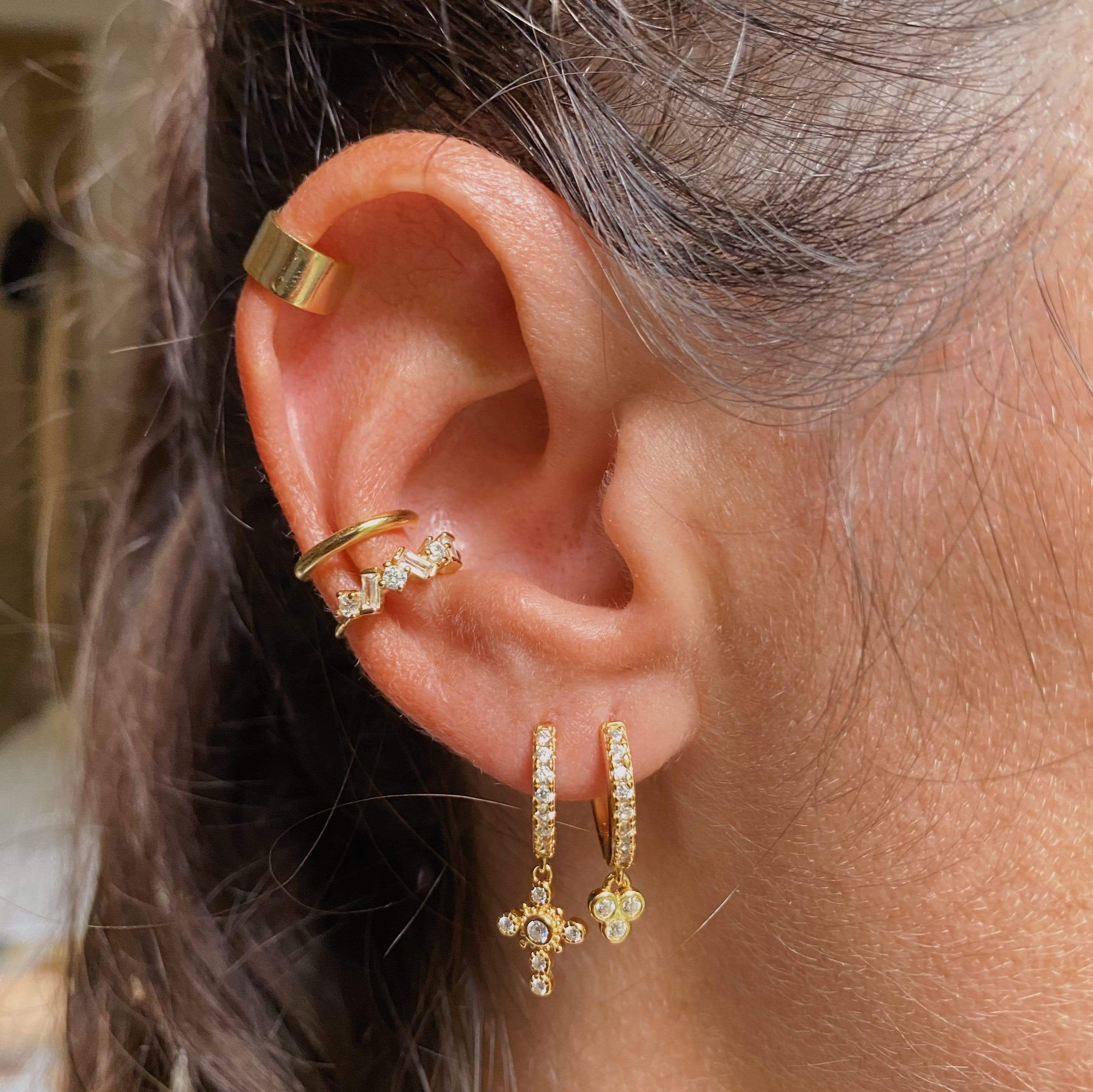 EAR CUFF CROWN CZ