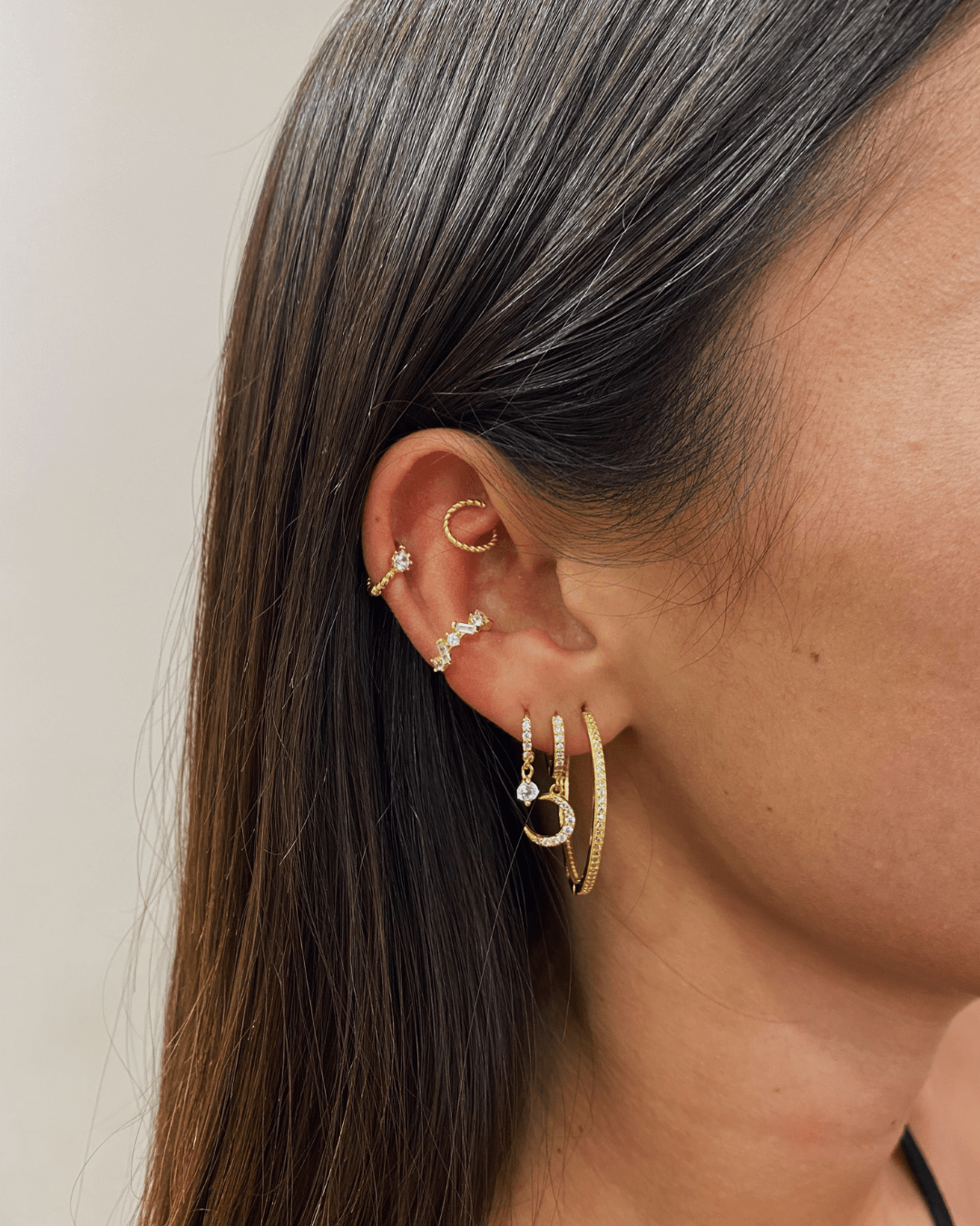 EARCUFFheyloveCrown CZ ear cuff | heylove