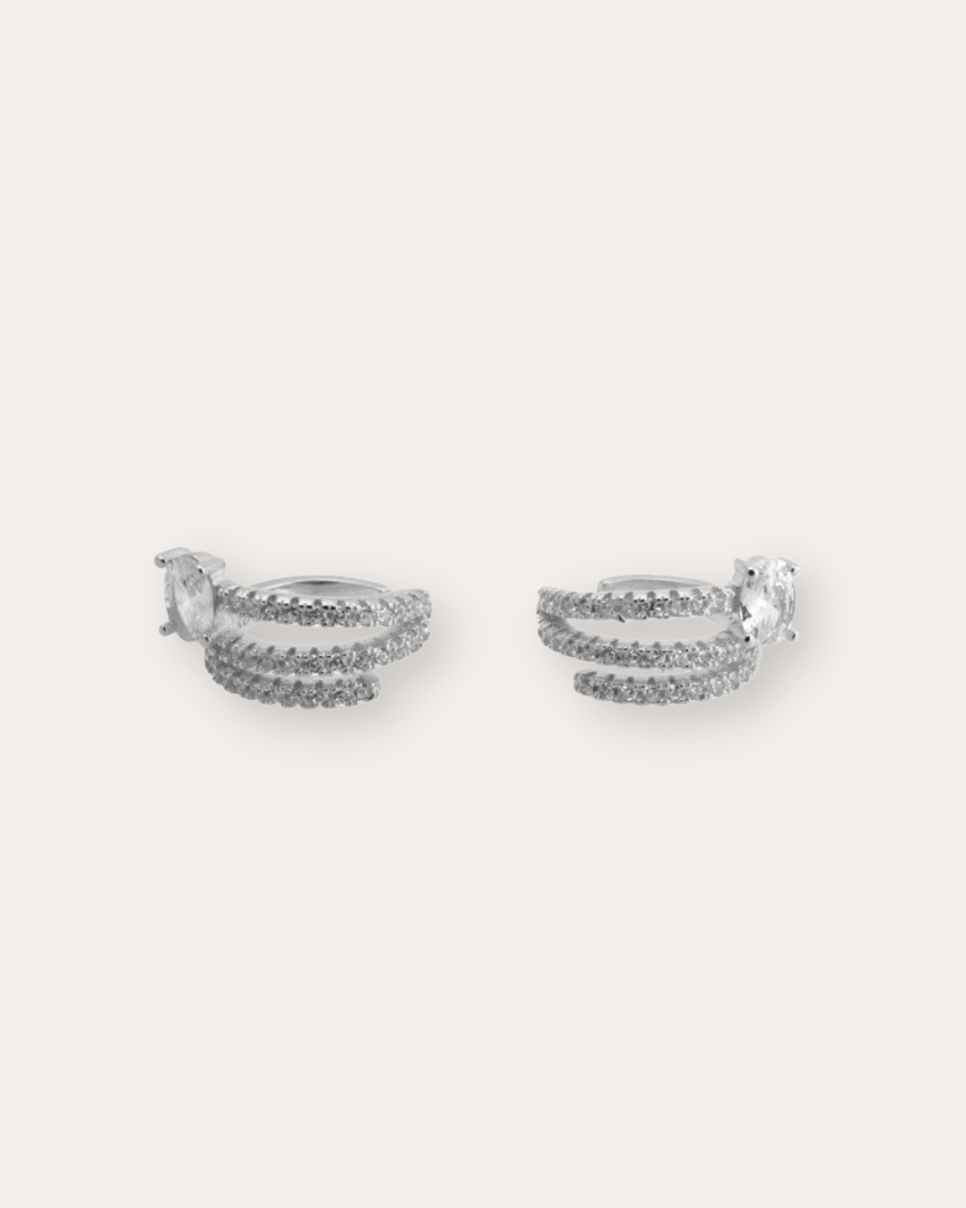 EARCUFFheyloveOval cz earcuff | heylove