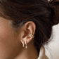 LAST CHANCEheyloveRhombus earcuff plata | heylove