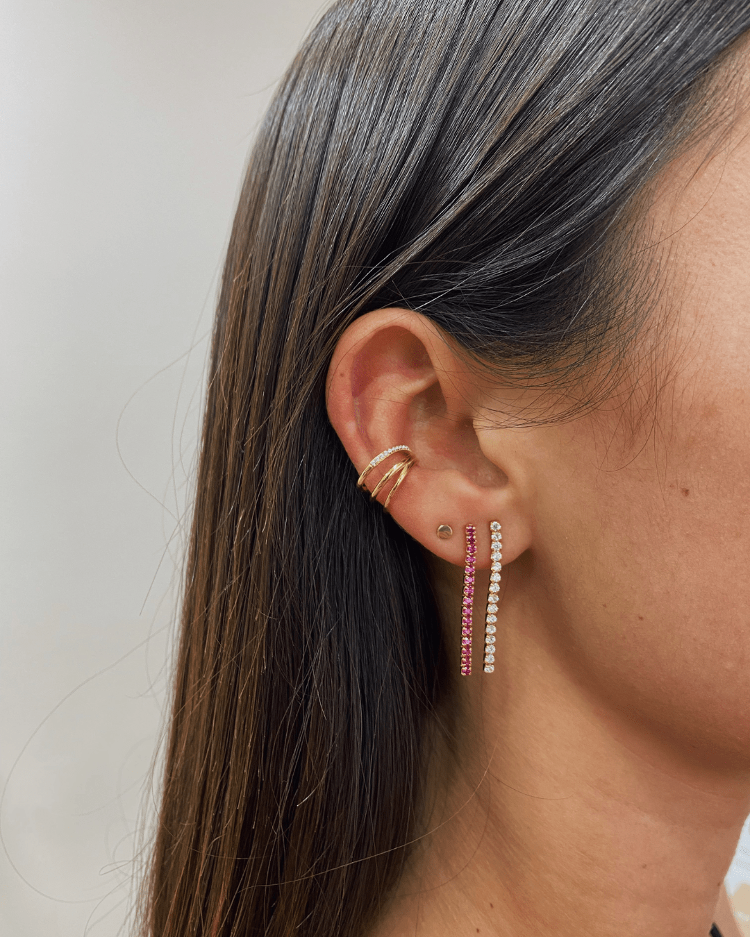 EARCUFFheylovetriple cz ear cuff | heylove