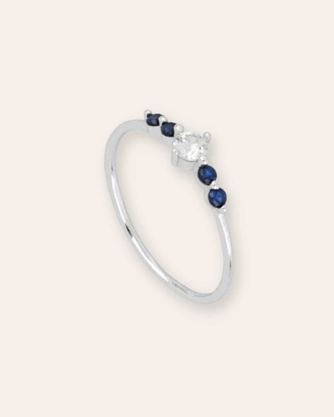 LAST CHANCEheyloveAnillo deep blue CZ | heylove