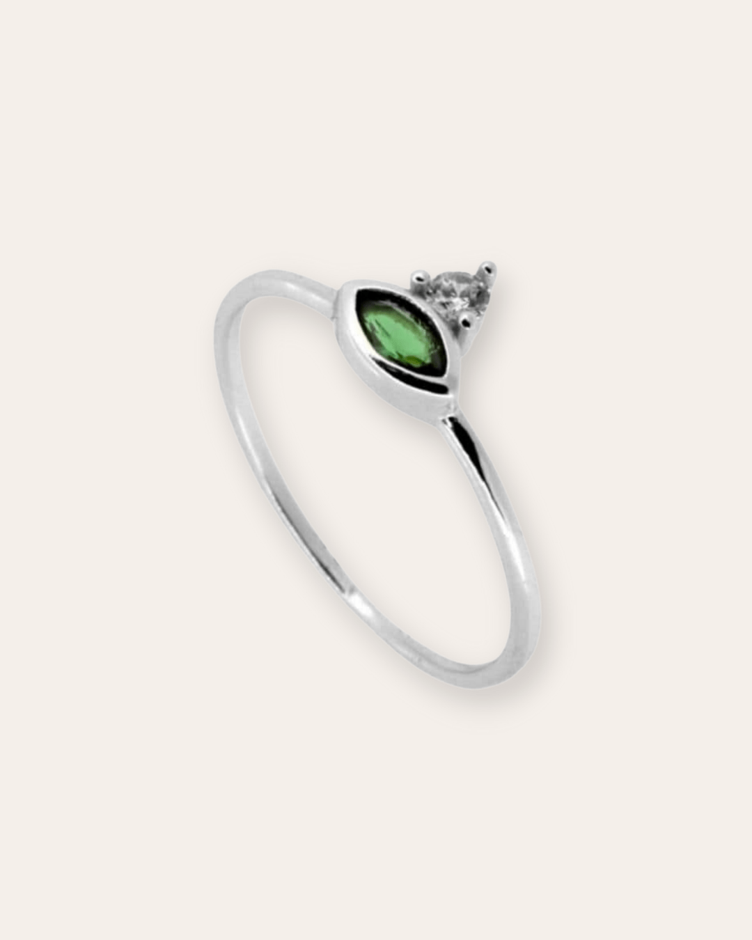 LAST CHANCEheyloveAnillo double eye green | heylove