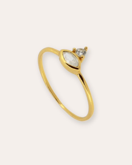 LAST CHANCEheyloveAnillo double eye white | heylove