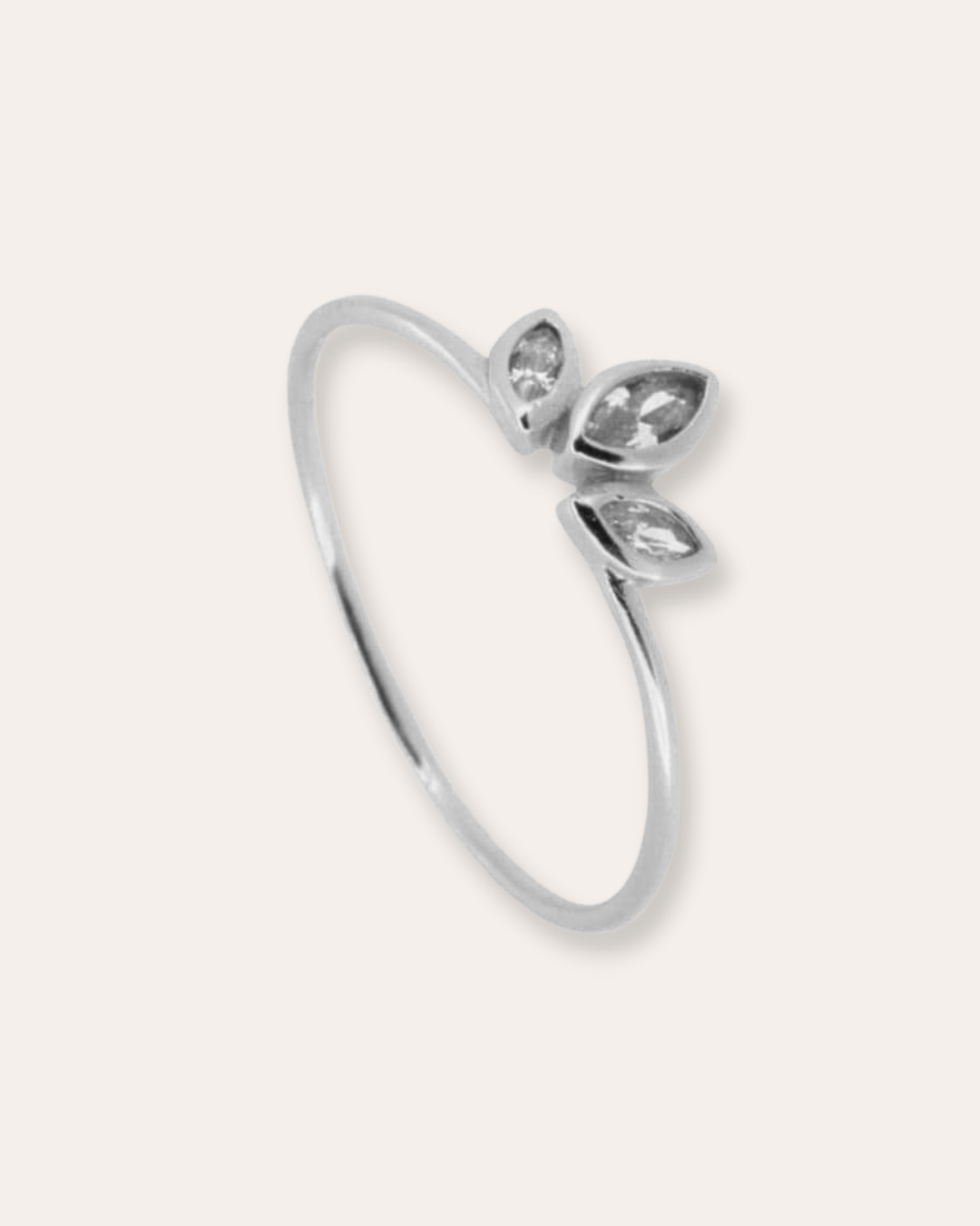 LAST CHANCEheyloveAnillo half flower ring | heylove