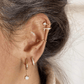 LAST CHANCEheylovePendientes one dot chain hoops | heylove