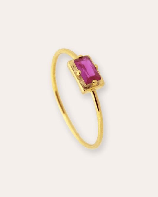 LAST CHANCEheyloveAnillo rectangle pink | heylove