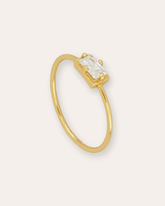 LAST CHANCEheyloveAnillo rectangle white | heylove