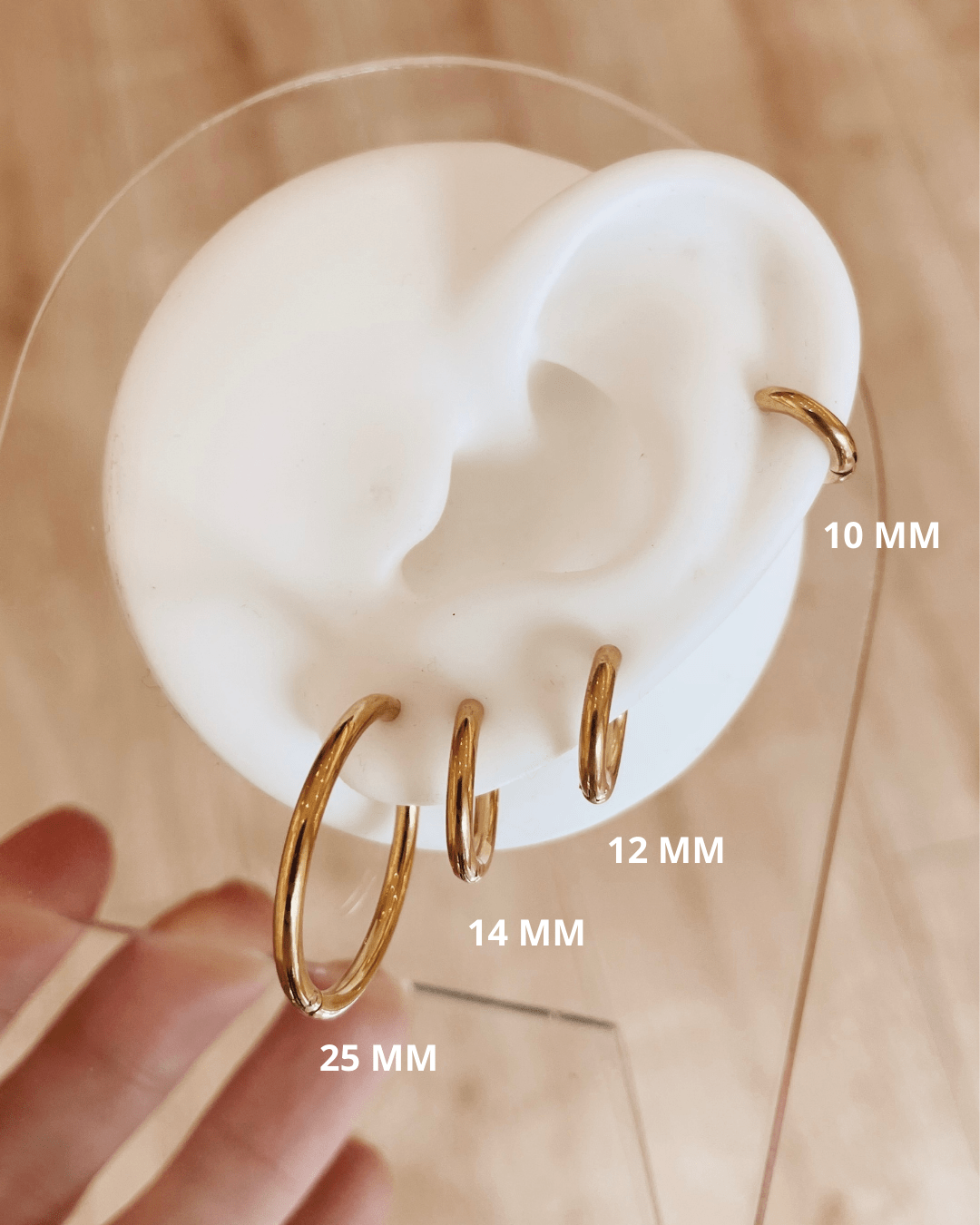 PENDIENTESheyloveAros básicos de acero  | heylove