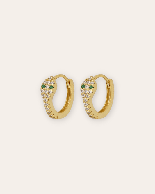 PENDIENTESheylovePendientes big snake hoops | heylove