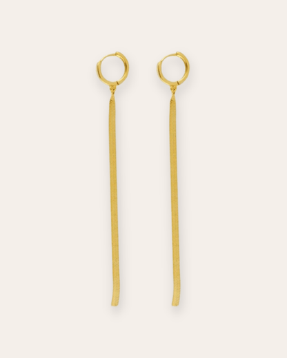 PENDIENTESheylovePendientes flat tail mini hoops | heylove