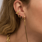 PENDIENTESheylovePendientes flat tail mini hoops | heylove
