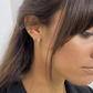 PENDIENTESheylovePendiente mini chain hoops | heylove