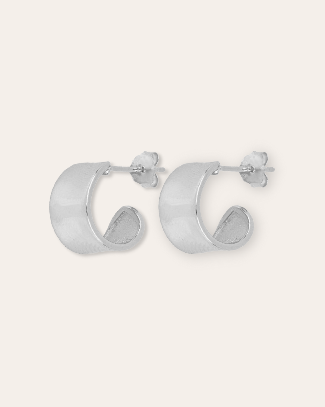 Mini half hoop earrings online