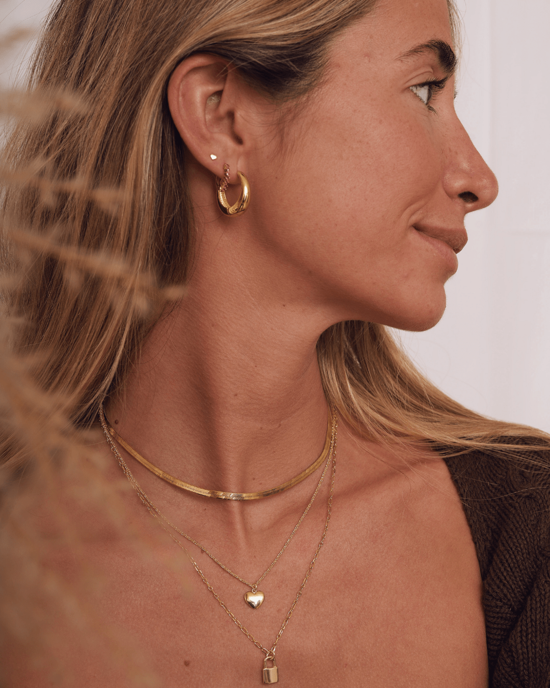 Tiny Heart Studs, Gold Vermeil Earrings, Cartilage Earrings – AMYO Jewelry