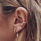 LAST CHANCEheyloveMini hoops clover plata | heylove