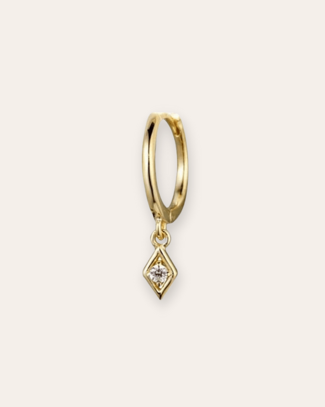 PENDIENTESheylovePendientes mini hoops rombo | heylove