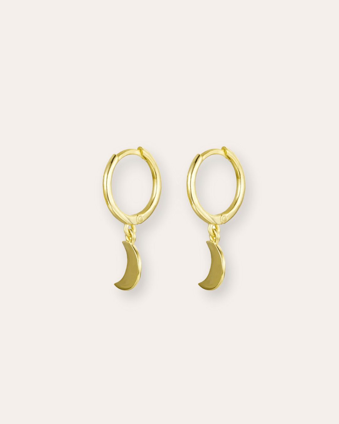 PENDIENTESheylovePendientes mini luna hoops | heylove