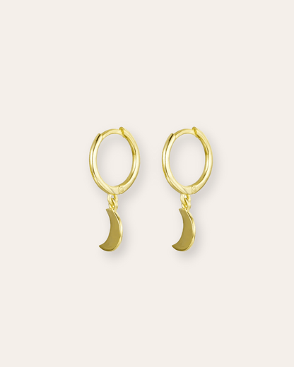 PENDIENTESheylovePendientes mini luna hoops | heylove