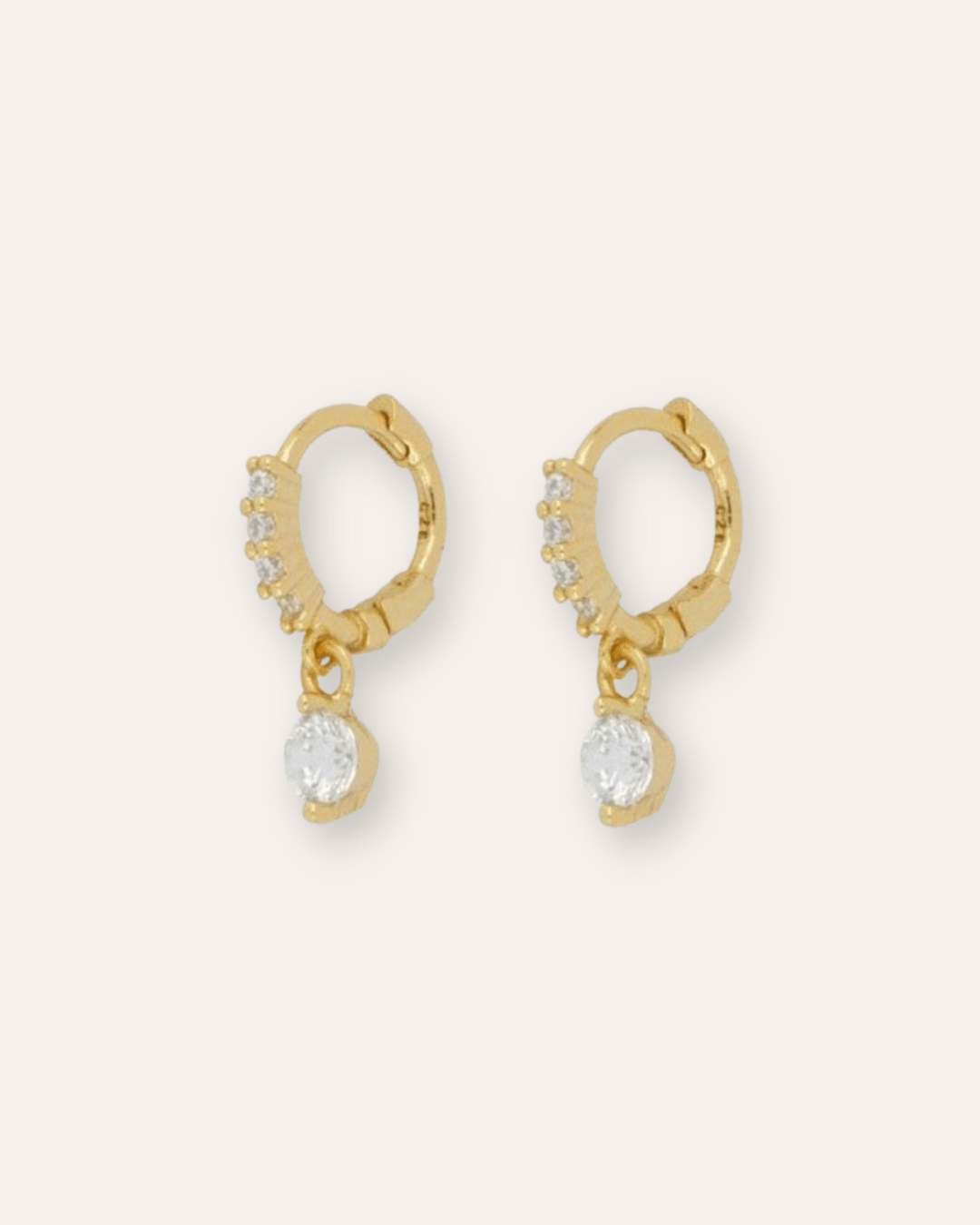 PENDIENTESheylovePendientes one mini CZ hoops | heylove