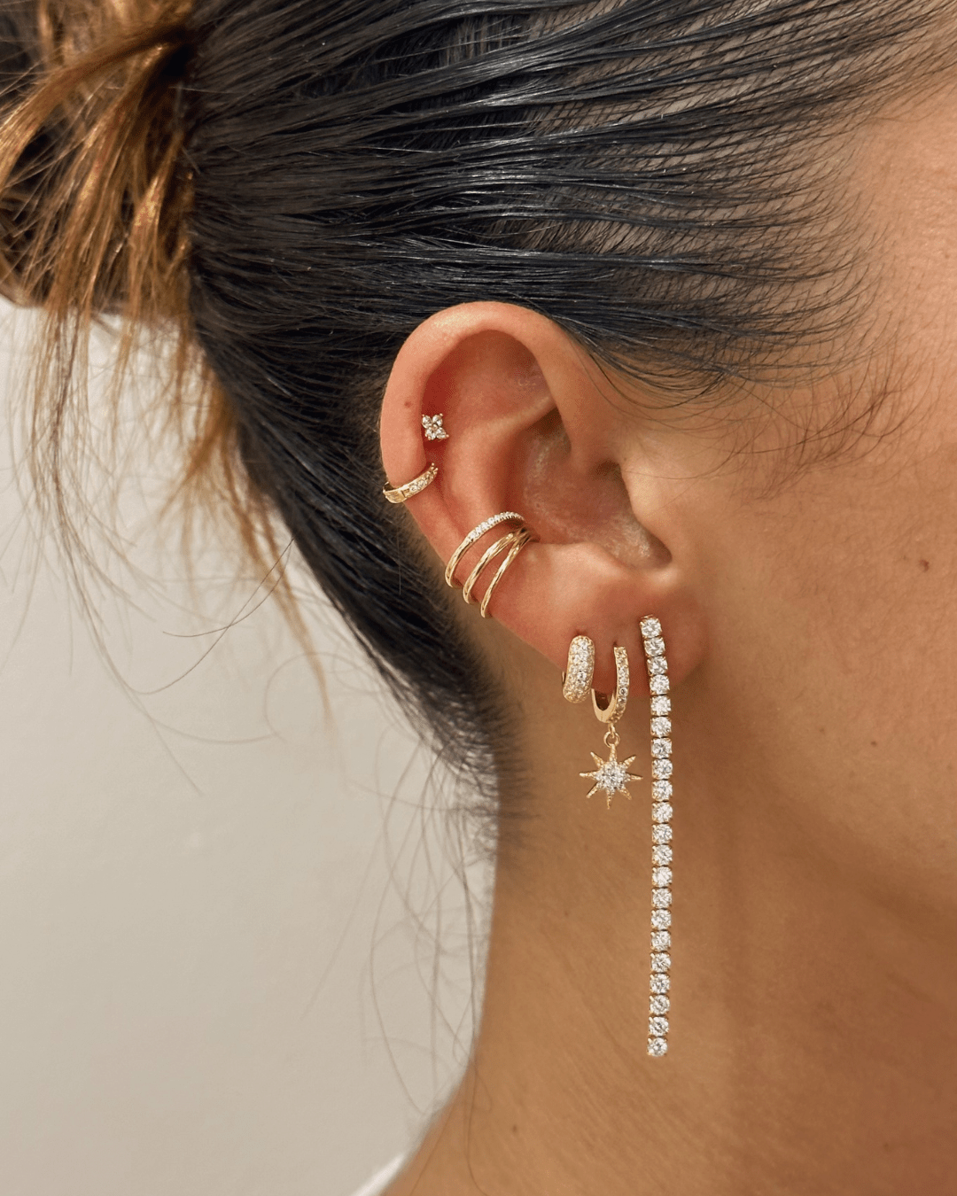 PENDIENTESheylovePendientes big cosmic star hoops | heylove