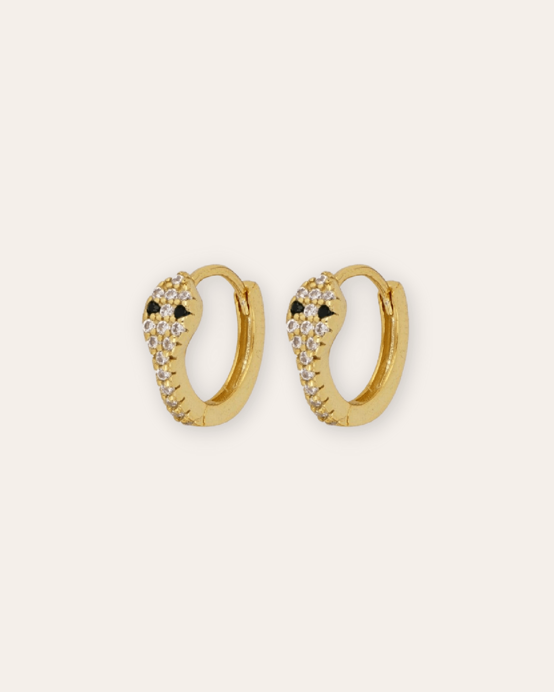 BIG SNAKE HOOPS EARRINGS