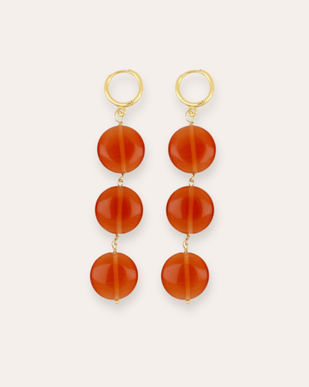 Coral 2025 coloured earrings