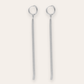 PENDIENTESheylovePendientes flat tail mini hoops | heylove