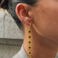 heylove Pendientes PENDIENTES MARGARITAS BLACK
