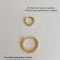 PENDIENTESheylovePendientes rough hoops | heylove