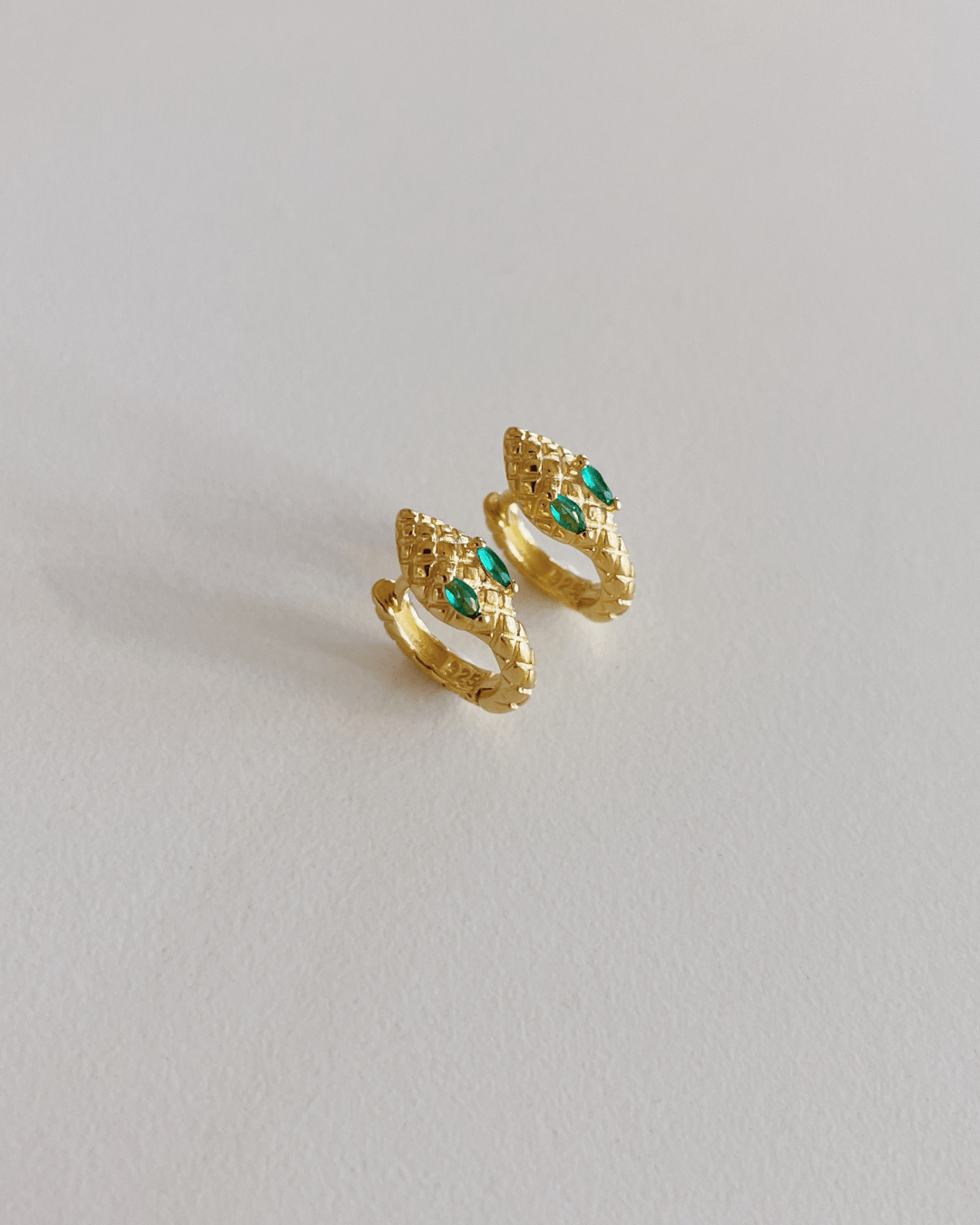 PENDIENTESheylovePendientes snake eyes hoops | heylove