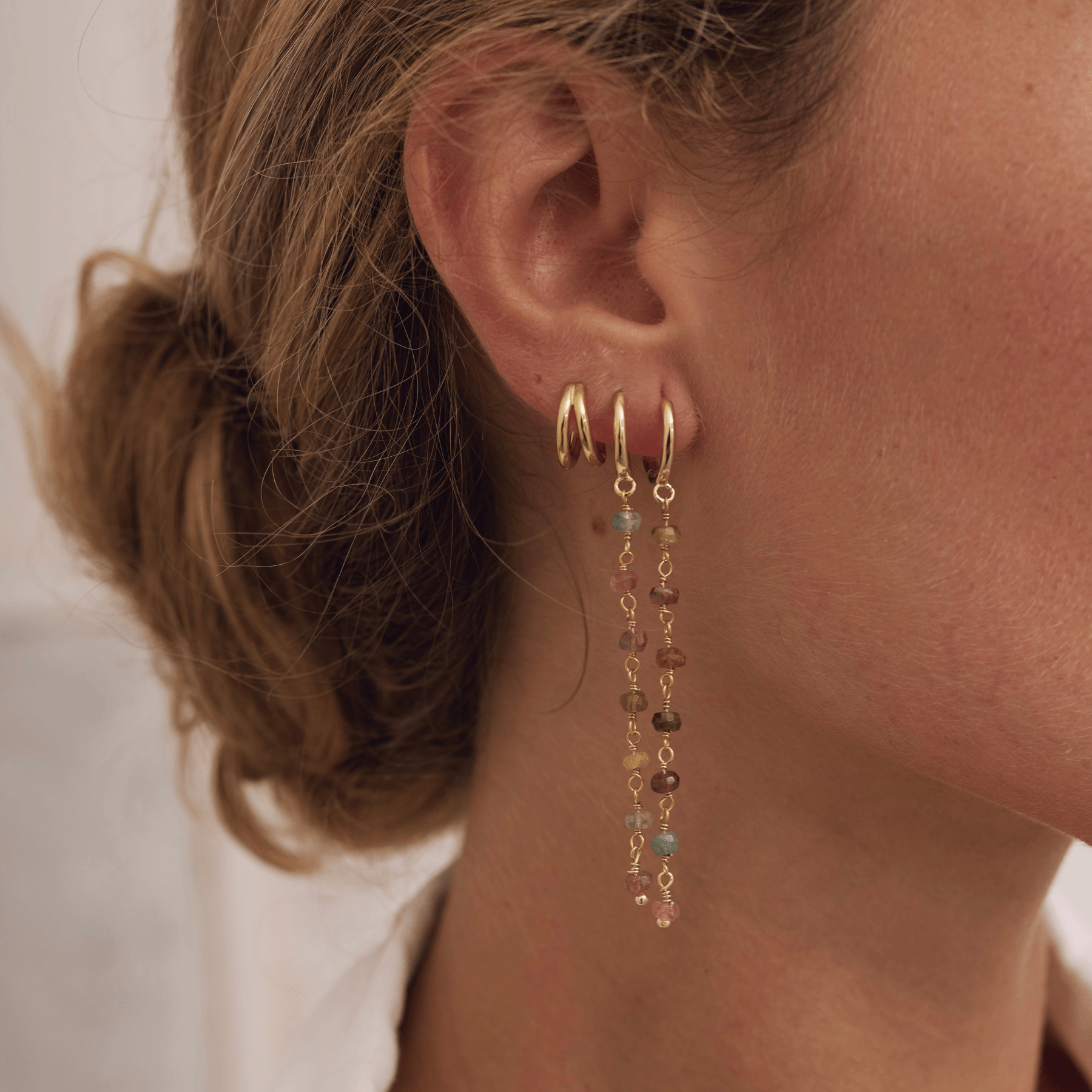 PENDIENTESheylovePendientes turmalina chain | heylove