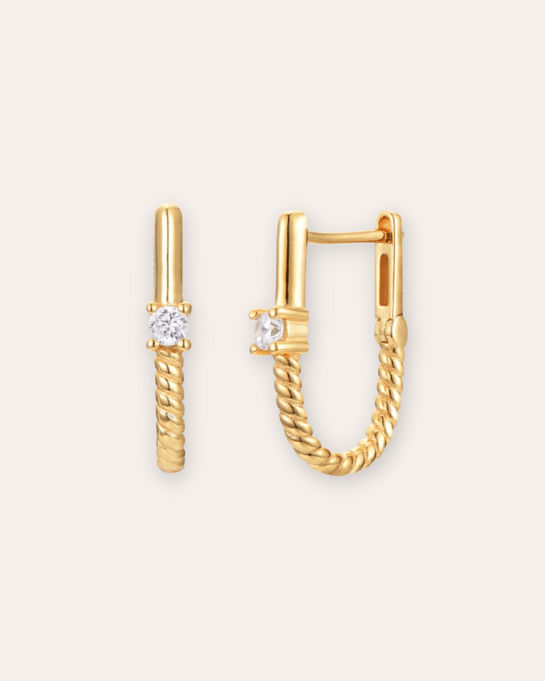 PENDIENTESheylovePendientes vintage rectangle hoops | heylove
