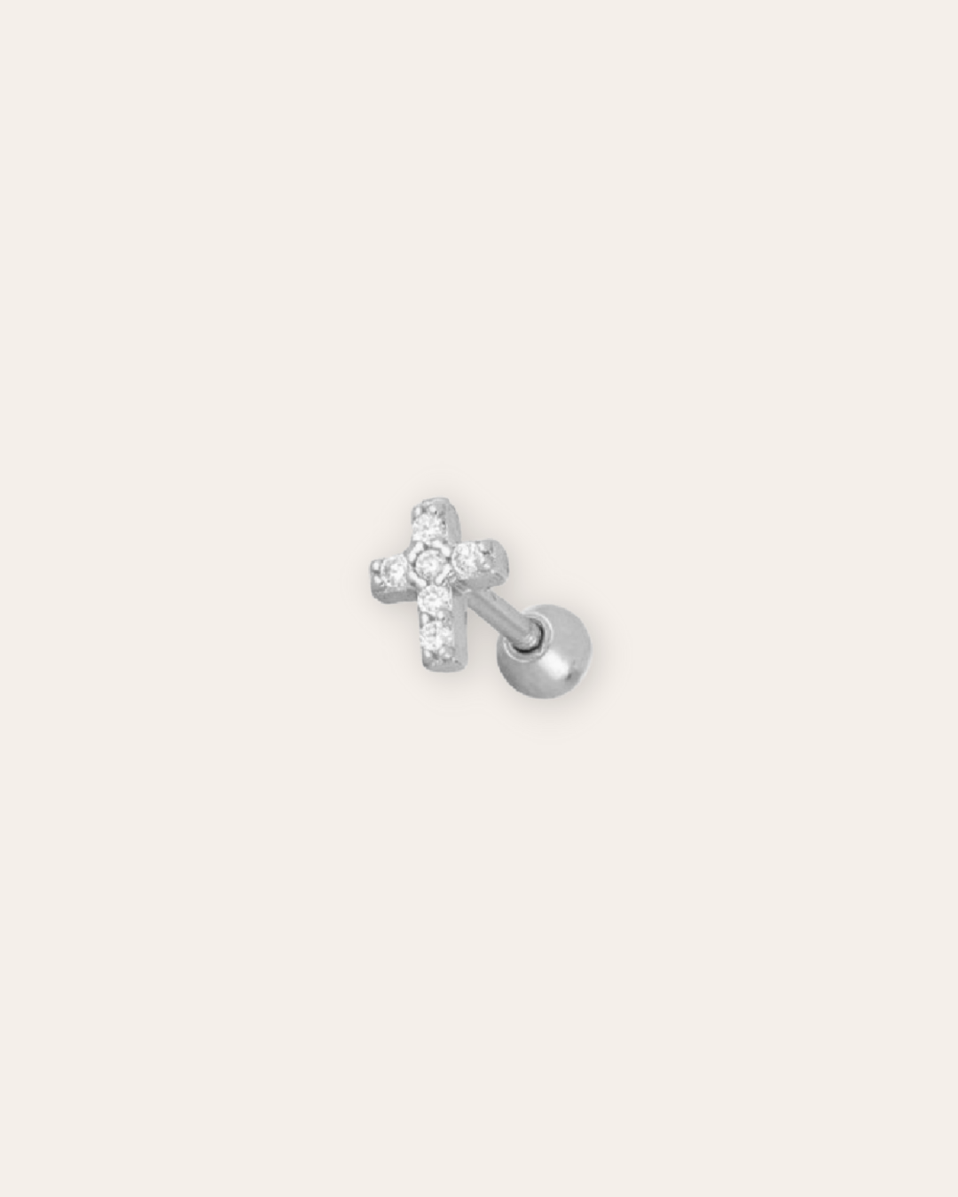 PENDIENTESheylovePiercing cross cz | heylove