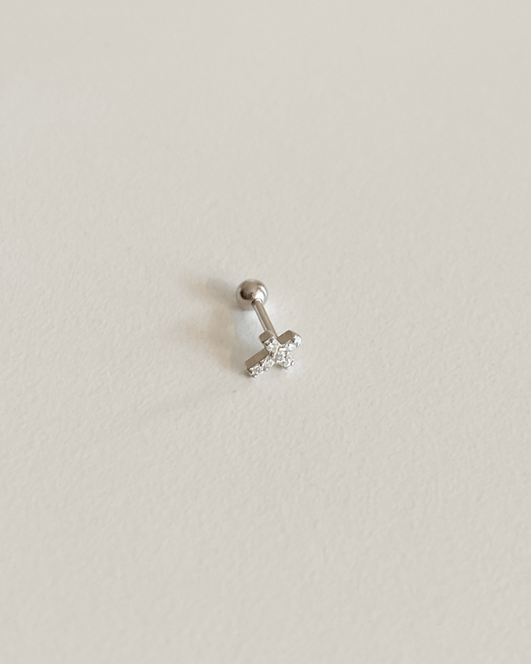PENDIENTESheylovePiercing cross cz | heylove