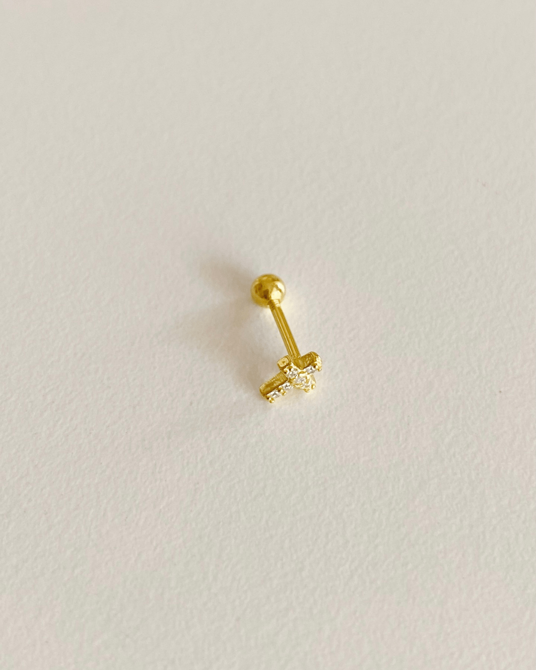 PENDIENTESheylovePiercing cross cz | heylove