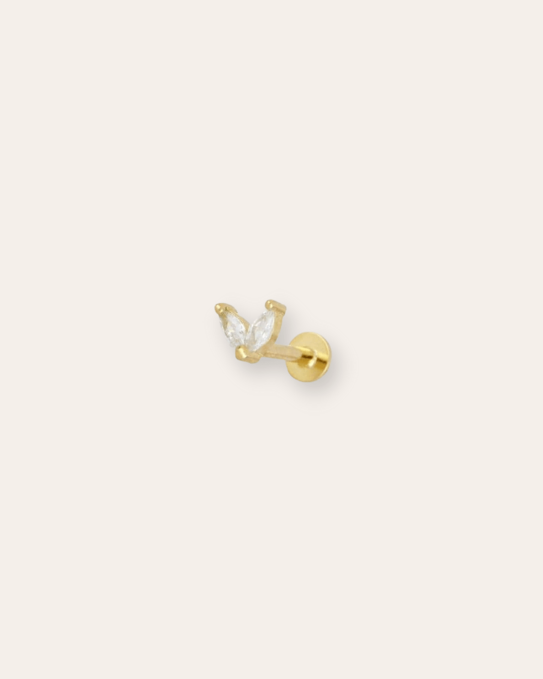 PENDIENTESheylovePiercing half flower | heylove