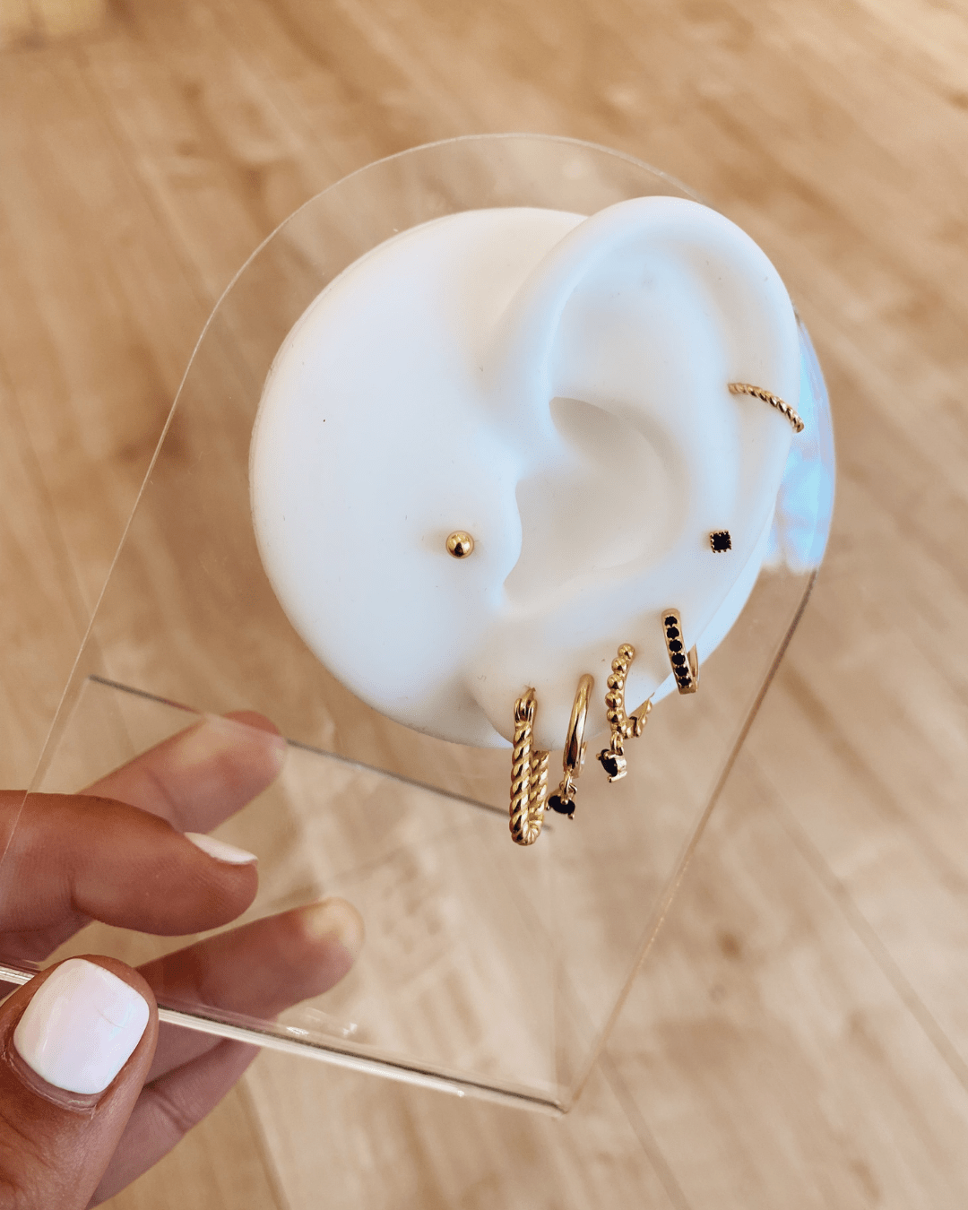PENDIENTESheylovePiercing mini curly | heylove